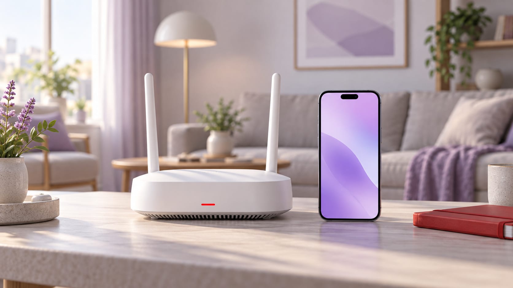 Wi-Fi-роутер и смартфон как две составляющие домашнего пакета услуг